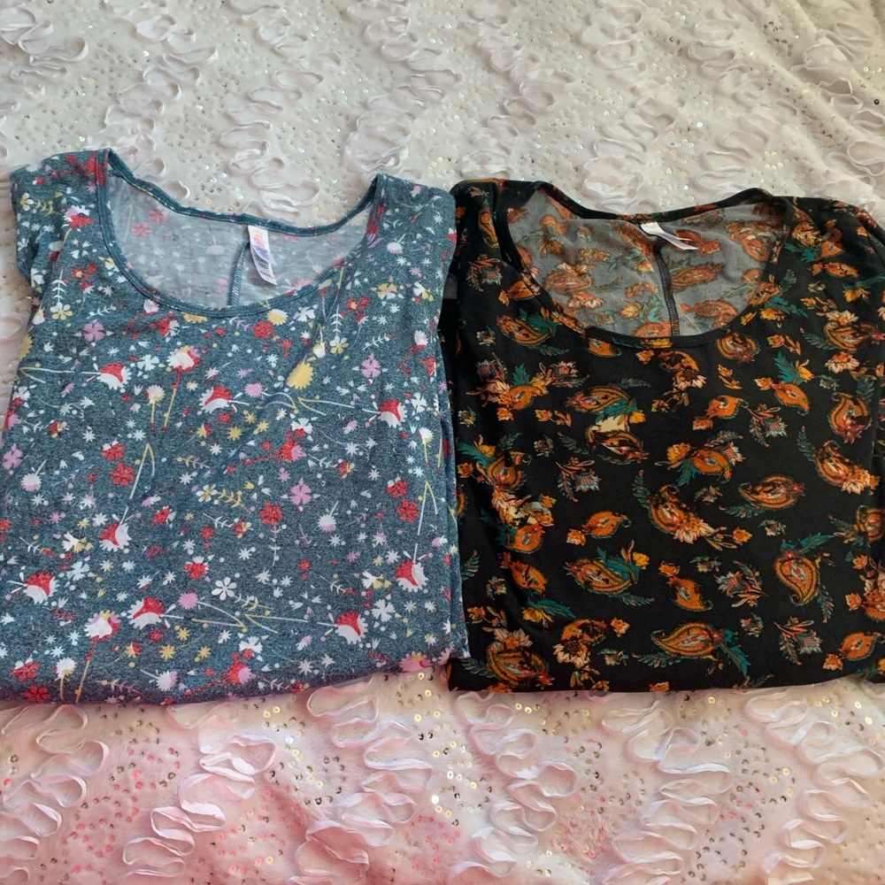 Lula roe perfect t’s large Euc